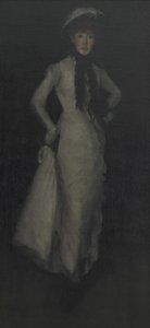 白と黒の配置 作： James Abbott McNeill Whistler